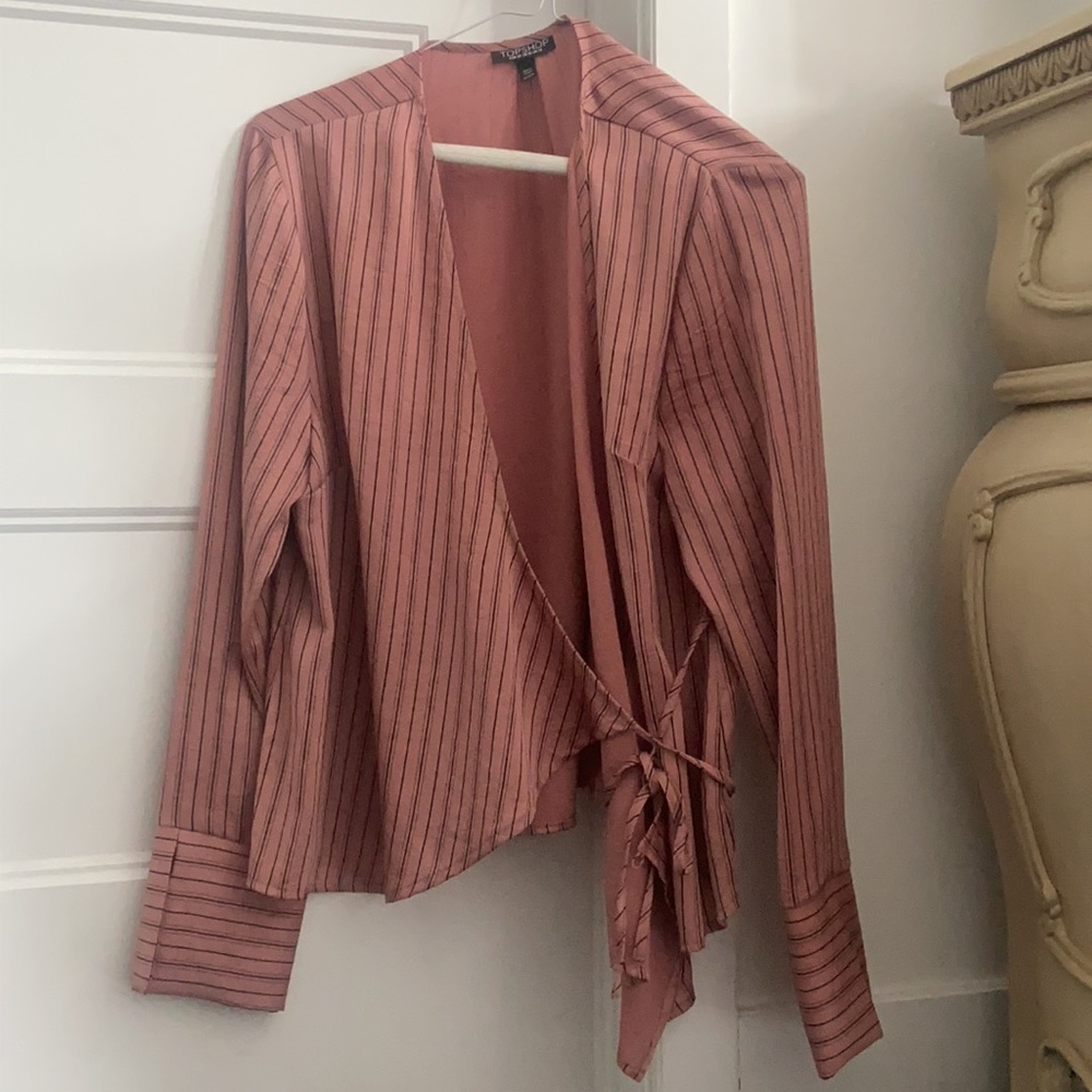 Topshop wrap blouse - Picture 3 of 3